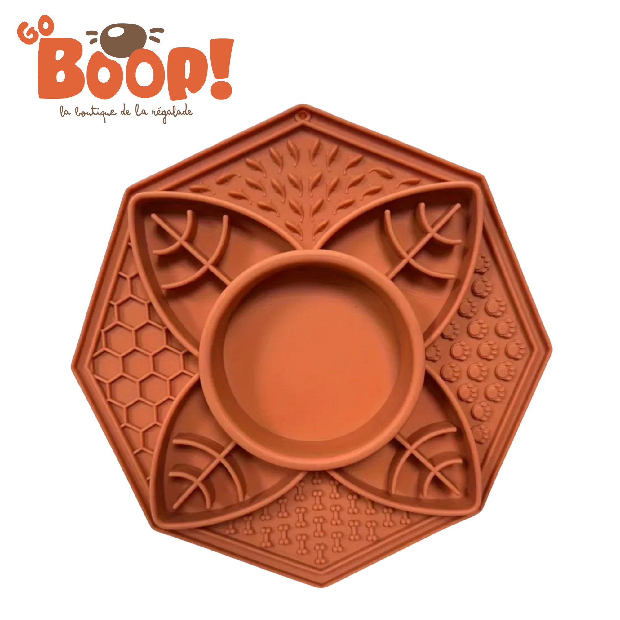 Tapis Gamelle Leaf - Terracotta