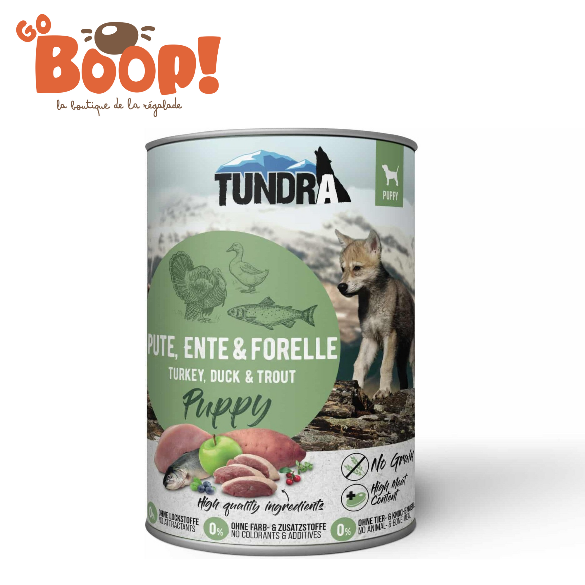 Tundra Dinde et Canard - Chiot 400G