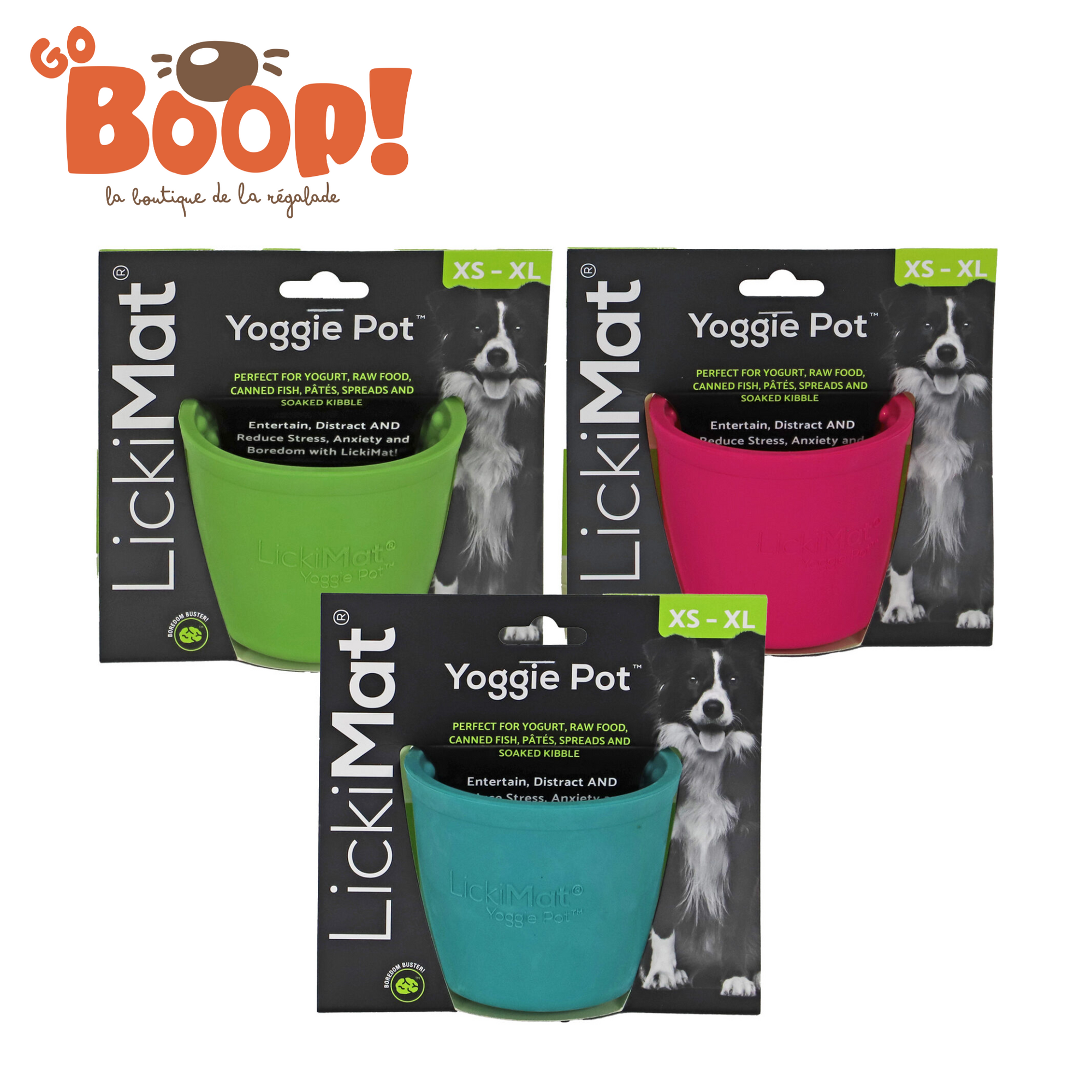 🍦 LickiMat Yoggie Pot – Pot à lécher multifonction